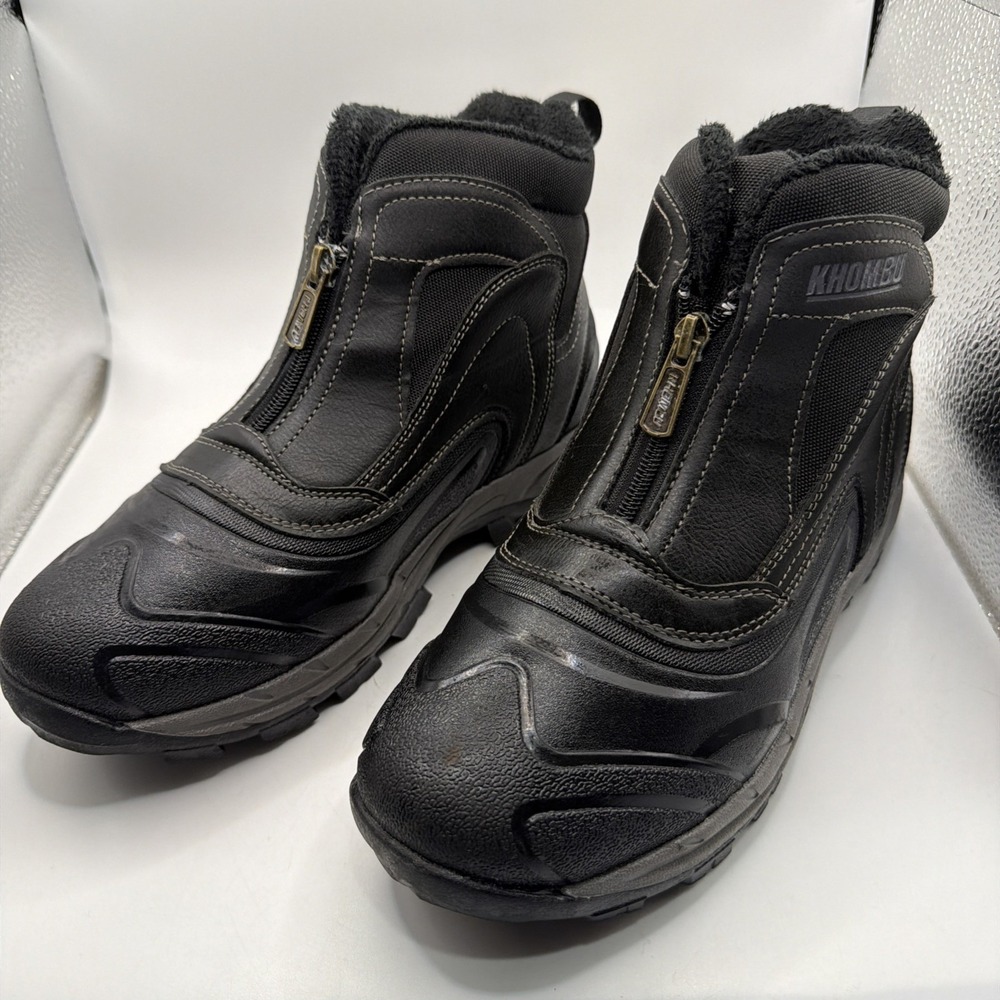 Khombu Mason Men's‎ Waterproof  Hiker Boots with Memory  foam Size 8. New. Black